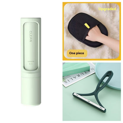 Reusable Pet Hair Remover Brush Lint Roller Portable Effective Self Cleaning Tool