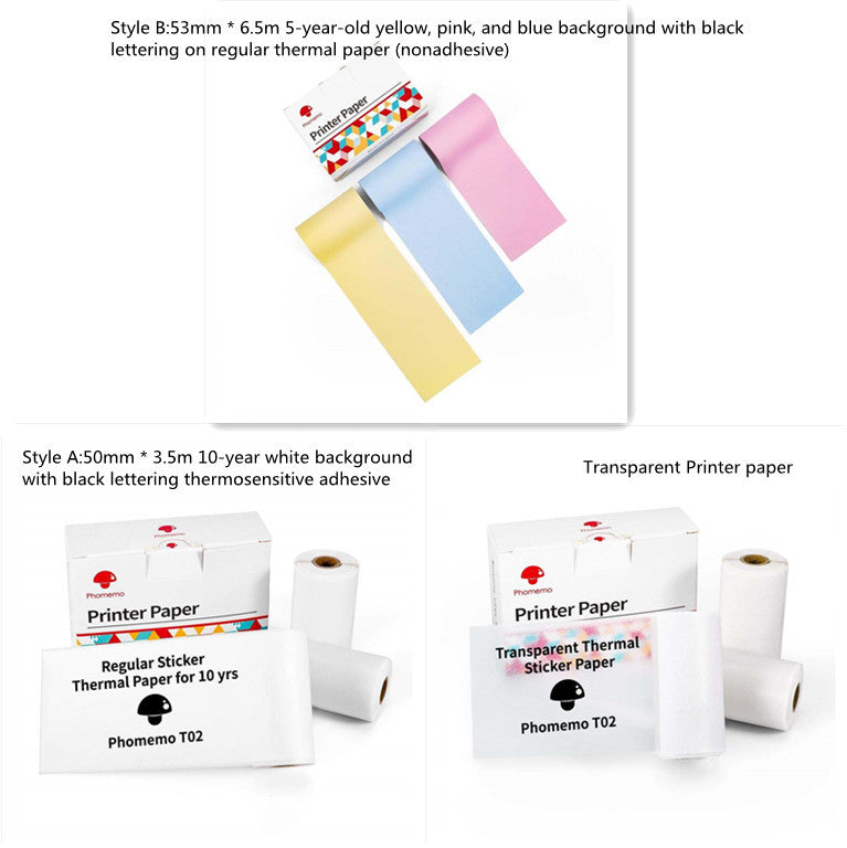 Mini Thermal Portable Label Printer