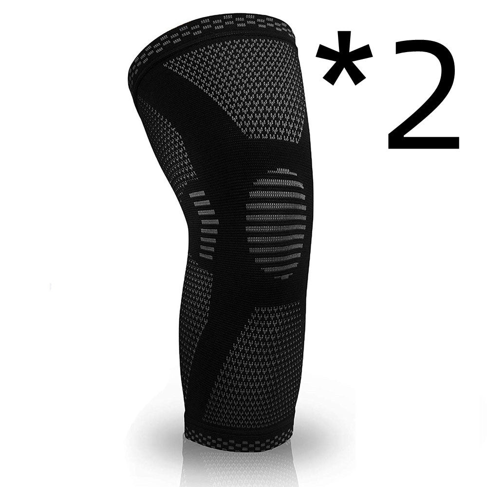 Professional Sports Knee Pads - Breathable Knitted Support for Athletes & Pain Relief