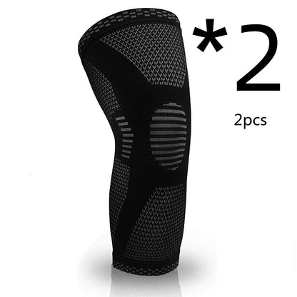 Professional Sports Knee Pads - Breathable Knitted Support for Athletes & Pain Relief