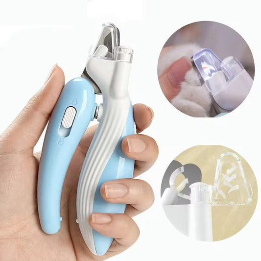 Dog Nail Clippers Cat Nail Clippers LED Electric Nail Grinder Pet Supplies LED Light Pet Nail Clippers