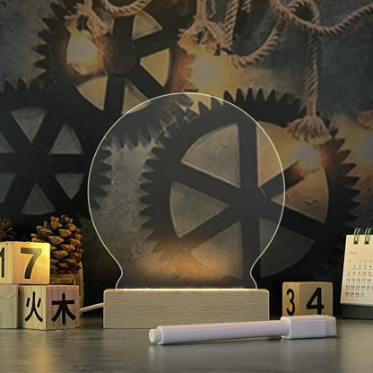 Creative Led Night Board Light USB Message Board Holiday Light With Pen Gift For Children Girlfriend Decoration Night Lamp