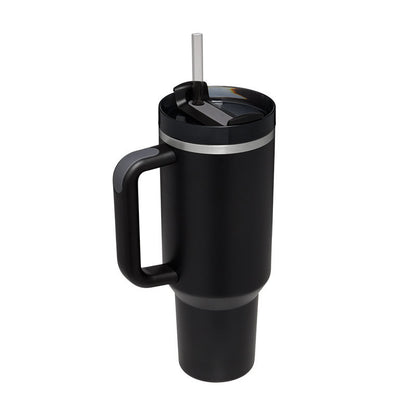 Stainless Steel Coffee Cup 1200ML Spill Proof Vacuum Tumbler With Lid Tapered Mug Gifts For Valentine Lover Suitable For Car Gym Office Travel