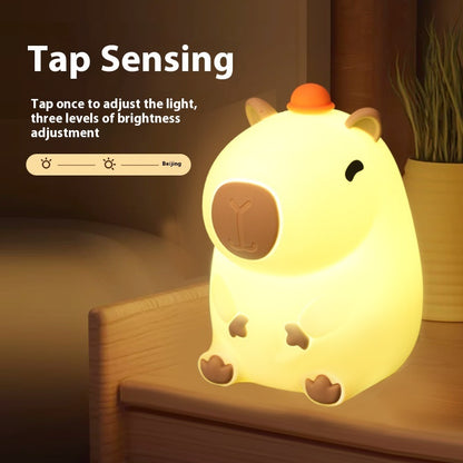 Silicone Cute Small Night Lamp Creative